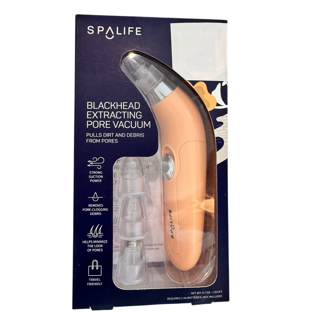 SPALIFE Electric‎ Facial Pore Cleaner Blackhead Remover w/ Attachments - Picture 2 of 8